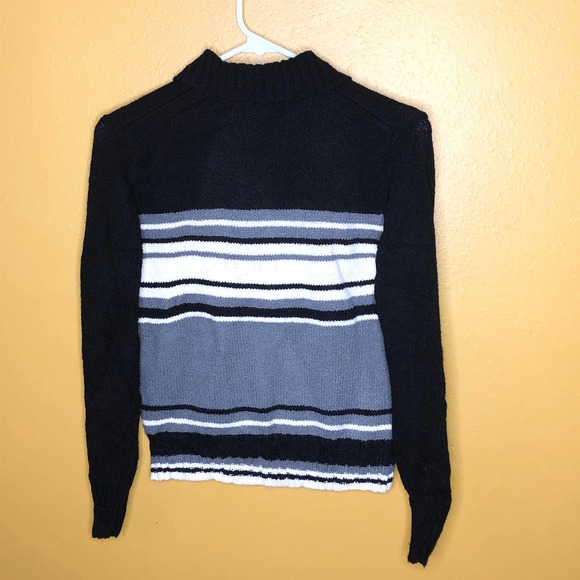 Express Bleus Black Striped Jacket, XS - Picture 2 of 5